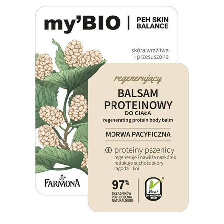 FARMONA my Bio proteinowy balsam do ciała regenerujący Morwa pacyficzna 400ml