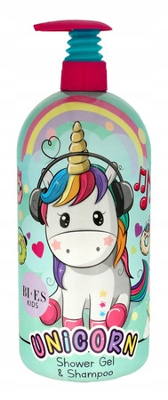 BIES Unicorn żel i szampon 2w1 Music 1000ml TERMIN 11-2025