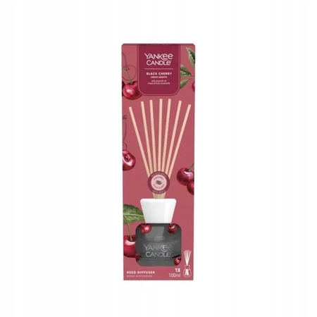 YANKEE CANDLE Reed Diffuser pałeczki zapachowe BLACK CHERRY 100ml