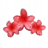 ECARLA spinka-klamra do włosów Kwiat potrójny Róż SP386