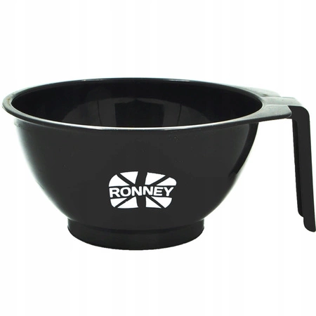 RONNEY miska do farby z gumą Czarna 300ml RA 00166