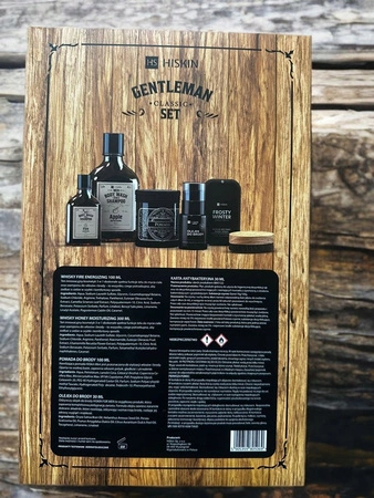 HISKIN Men Gentleman zestaw kosmetyczny 6-elementowy w skrzyni