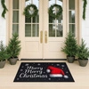 ECARLA dywanik wycieraczka świąteczna 60x90cm CZAPKA MIKOŁAJA DYW15