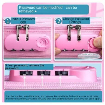 ECARLA piórnik wielofunkcyjny zamykany na kod Rakieta Granatowy PR11