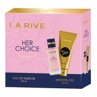 LA RIVE Woman Her Choice zestaw żel pod prysznic 100ml + woda perfumowana 90ml