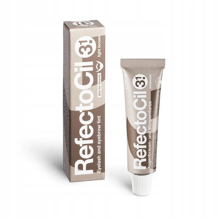 REFECTOCIL henna do brwi i rzęs 3.1 Jasny Brąz 15ml