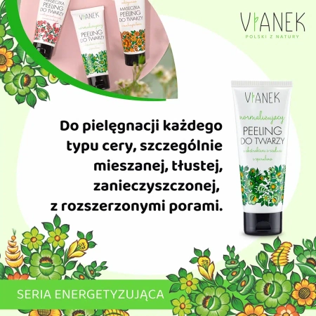 SYLVECO Vianek Normalizująca peeling do twarzy 75ml