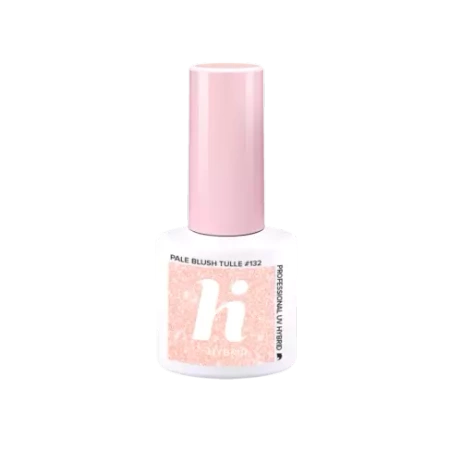 HI HYBRID lakier hybrydowy 132 Pale Blush Tulle 5ml