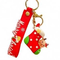 ECARLA brelok do kluczy świąteczny Skarpeta