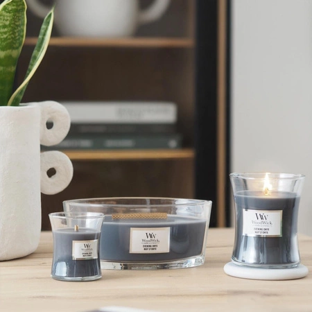 WOODWICK Core Hearthwick świeca w słoiku elipsa EVENING ONYX 453g