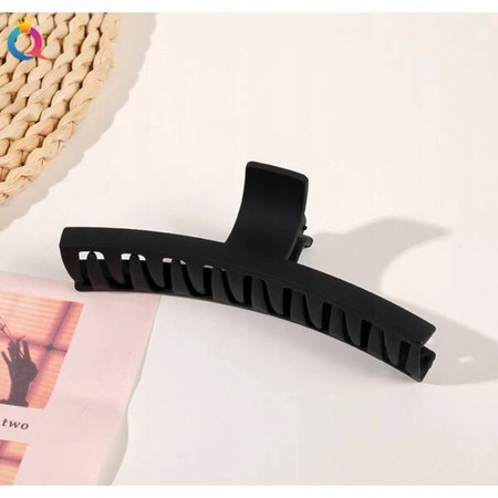 ECARLA spinka-klamra do włosów Czarna XL 13cm SP172CZ