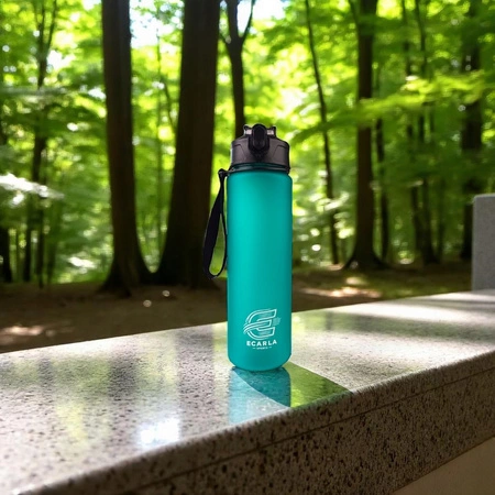 ECARLA Sports bidon butelka na wodę 750ml matowy Turkus BD50