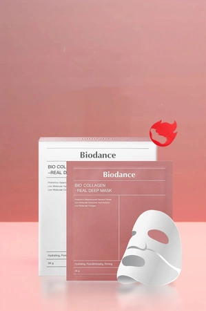 BIODANCE Real Deep Mask Bio Collagen hydrożelowa maska do twarzy z bio kolagenem 34g
