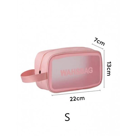 ECARLA zestaw 3 kosmetyczek WASHBAG Pudrowy róż KS83