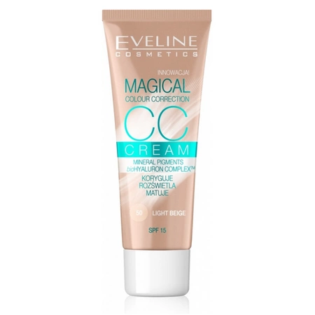 EVELINE Magical CC Cream podkład 50 Light Beige 30ml