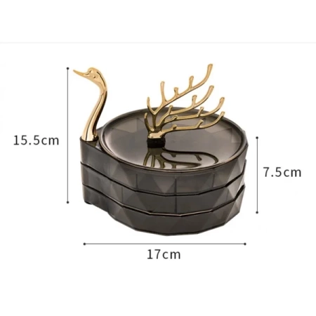 ECARLA organizer na biżuterię Łabądź