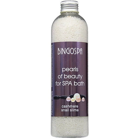 BINGOSPA Pearls of Beauty perełki do kąpieli Śluz Ślimaka 230g TERMIN 01-2026