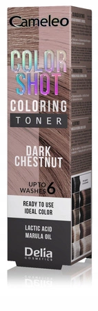 DELIA Cameleo Color Shot toner do włosów Dark Chestnut 60ml