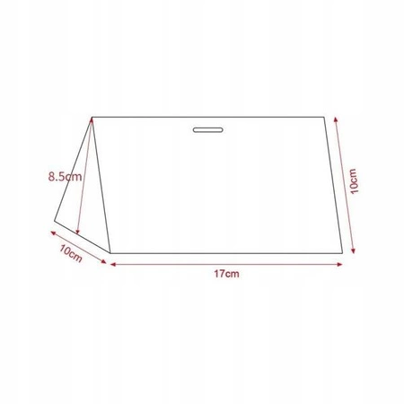 ECARLA torebka ozdobna świąteczna z kokardą 17x10x8,5cm Merry Christmas Zielone OPO37