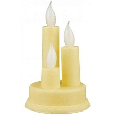 ECARLA świecznik wkład LED na baterię, Migający knot Ciepły LAMP41K