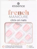 ESSENCE French Manicure Click Go Nail sztuczne paznokcie 01 Classic French 12szt