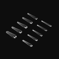 KABOS Dual Forms formy do akrylożelu Migdał Rosyjski 12 rozmiarów po 10szt