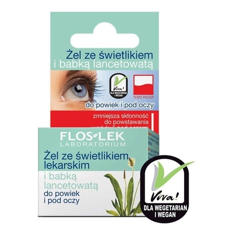 FLOSLEK Żel z Świetlikiem i Babka Lancetowata 10g