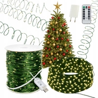 ECARLA Lampki Led światełka drucik 1000 LED 100m Ciepłe Białe LAMP49