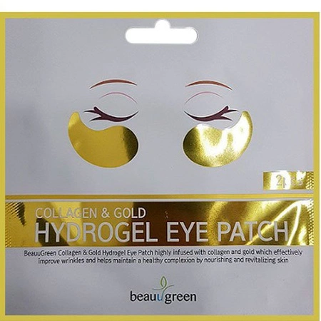 BEAUUGREEN Hydrogel Eye Patch płatki pod oczy Collagen & Gold 2szt