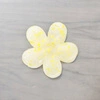 ECARLA spinka-klamra do włosów Kwiatek transparentny Blady Żółty SP275