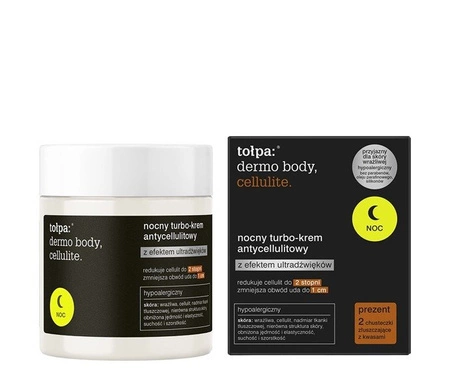 TOŁPA Dermo Body Cellulite nocny turbo-krem antycellulitowy 250ml