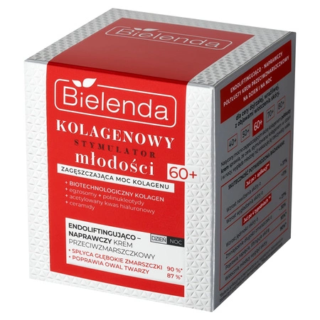 BIELENDA Kolagenowy Stymulator Młodości krem do twarzy dzień i noc 60+ 50ml