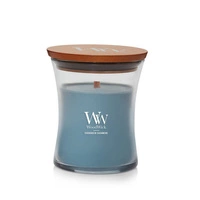 WOODWICK PlusWick mała świeca w słoiku Evergreen Cashmere 85g
