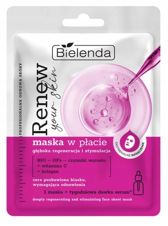BIELENDA Renew Your Skin maseczka do twarzy głęboko regenerująca 1szt