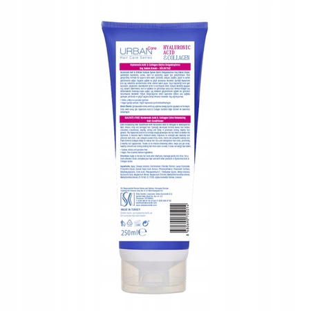 URBAN CARE Hyaluronic Acid & Collagen odżywka do włosów bez siarczanów 250ml