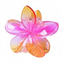 ECARLA spinka-klamra do włosów kwiat Moana Ombre różowo pomarańczowy SP322