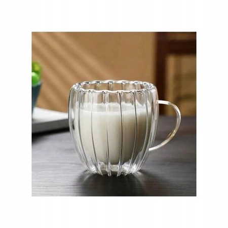 ECARLA szklanka termiczna ryflowana 250ml SZK43WZ5 1szt