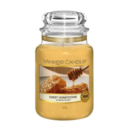 YANKEE CANDLE Large Jar Sweet Honeycomb 623g