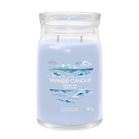 YANKEE CANDLE Signature Duża świeca w słoiku OCEAN AIR 567g