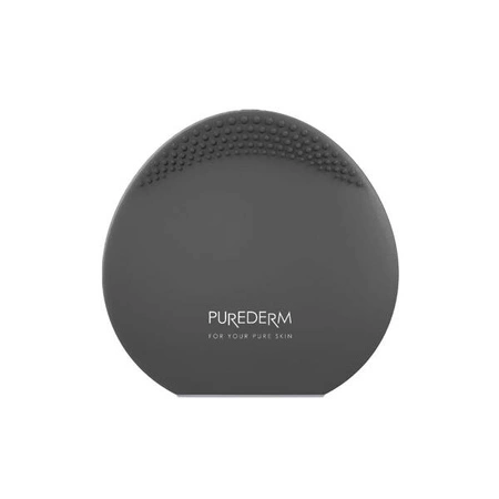 PUREDERM soniczna silikonowa szczoteczka do oczyszczania twarzy Czarna