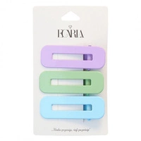 ECARLA zestaw spinek do włosów duże pastelowe SP307 3szt