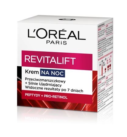 LOREAL Revitalift przeciwzmarszczkowy bogaty krem na noc 50ml