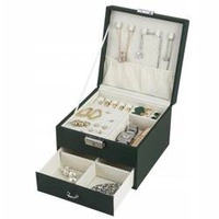 ECARLA szkatułka na biżuterię Zielona PD153ZIE