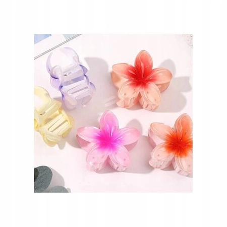 ECARLA spinka-klamra do włosów Kwiat Moana Ombre różowy SP286