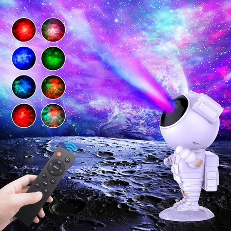 ECARLA lampka nocna na pilot LED projektor Gwiaz Nieba Astronauta LAMP42
