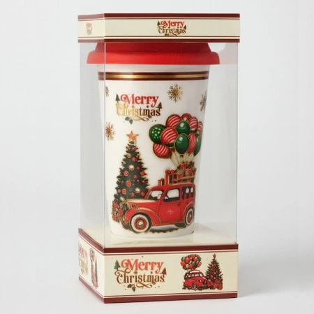 ECARLA kubek świąteczny 400ml + zaparzacz, zestaw w pudełku KB31WZ1