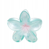 ECARLA spinka-klamra do włosów Kwiat transparentny Niebieski SP397N