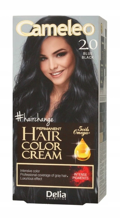 DELIA Cameleo farba do włosów permanentna 2.0 Blue Black Omega+