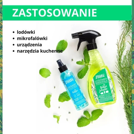 SYLVECO Zielko Kuchnia płyn do czyszczenia lodówka, mikrofala Mięta Jałowiec 500ml
