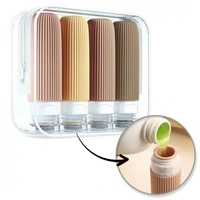 ECARLA zestaw buteleczek podróżnych silikonowych 4w1 KS137WZ2